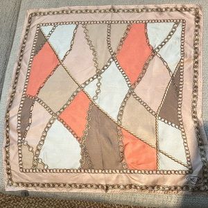 Vintage Oscar de la renta silk printed scarf